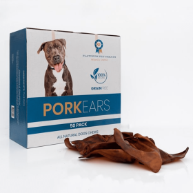 Platinum Pet Treats - Super Pig Ears (Pack of 50)