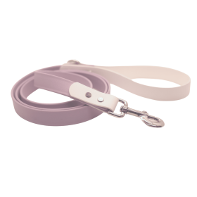 Biothane Leash - Two Toned (Color: Lavender with white, size: 4 ft)