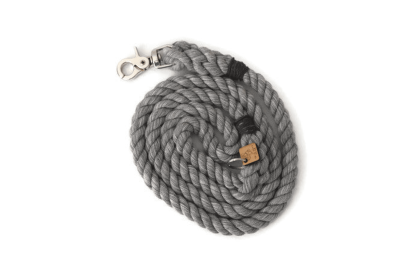 Rope Dog Leash (Color: Grey, size: Traffic Lead (2 ft))