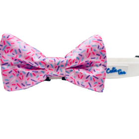 Cutie Ties Dog Bow Tie (Color: Ice Cream Sprinkles, size: one size)