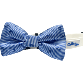 Cutie Ties Dog Bow Tie (Color: Come Sail Away, size: one size)