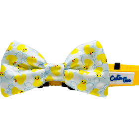 Cutie Ties Dog Bow Tie (Color: Rubber Duck, size: one size)