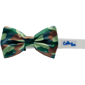 Cutie Ties Dog Bow Tie (Color: Army Camo, size: one size)