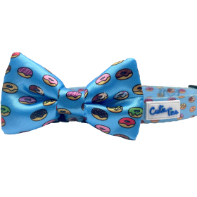 Cutie Ties Dog Bow Tie (Color: Donuts, size: one size)