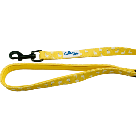 Cutie Ties Fun Design Dog Leash (Color: Llama Yellow, size: small)