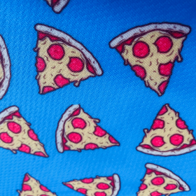 Cutie Ties Tie On Dog Bandana (Color: Pizza Crust, size: large)