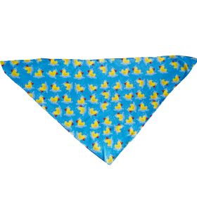 Cutie Ties Tie On Dog Bandana (Color: Rubber Duckies, size: large)