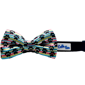 Cutie Ties Dog Bow Tie (Color: Print, size: one size)