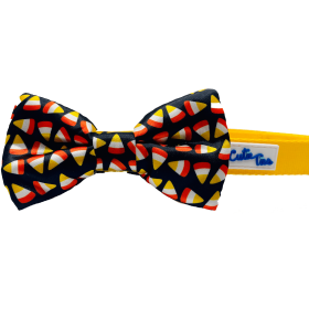 Cutie Ties Dog Bow Tie (Color: Candy Corn, size: one size)