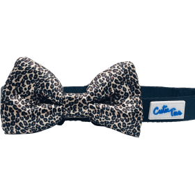 Cutie Ties Dog Bow Tie (Color: Leopard Print, size: one size)