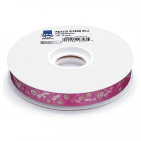 50-Yard Printed Ribbon Rolls (Color: Dragonflies, size: 50 Yards)