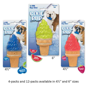 Cool Pup Toy Mini IceCream Cone (Color: pink, size: Mini)