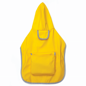 Zack & Zoey Reversible Pocket Raincoat (Color: yellow, size: Xsmall)