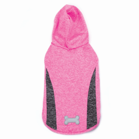 CC Trackster Sleeveless Hoodies (Color: pink, size: Xsmall)