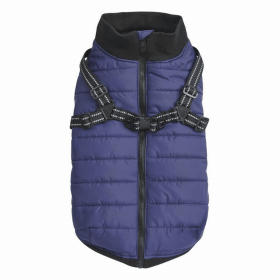 GG Polar Excursion Harness Coat (Color: Blue, size: Xsmall)