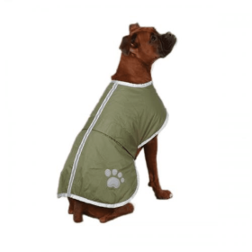 Zack & Zoey Nor'Easter Blanket Coat (Color: Green, size: small)