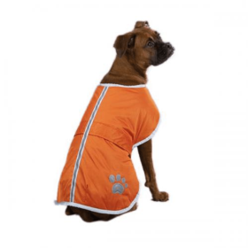 Zack & Zoey Nor'Easter Blanket Coat (Color: orange, size: large)