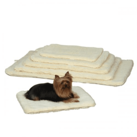 Slumber Pet Double Sided Sherpa Mat (Color: Natural, size: small)