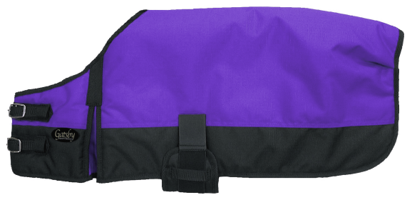 Gatsby 600D Ripstop Waterproof Dog Blanket (Color: Purple / Black, size: medium)