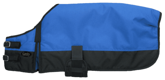 Gatsby 600D Ripstop Waterproof Dog Blanket (Color: R. Blue / Black, size: large)