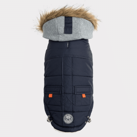 GF Pet  Winter Sailor Parka (Color: Navy, size: 3XL)