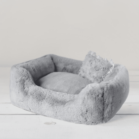 Divine Dog Bed (Color: Dove Grey, size: one size)