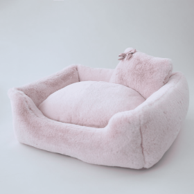 Divine Dog Bed (Color: Blush, size: one size)