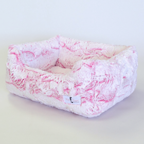 Whisper Dog Bed (Color: Carnation, size: small)