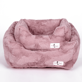 Cuddle Dog Bed (Color: Mauve, size: large)