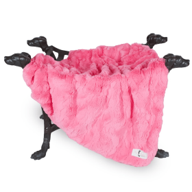 Bella Dog Blanket (Color: Fuchsia, size: small)