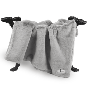 Divine Plus Dog Blanket (Color: Dove Grey, size: small)