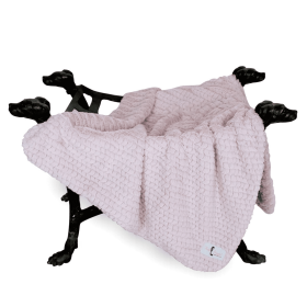 Paris Dog Blanket (Color: Rosewater, size: small)