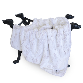 Whisper Dog Blanket (Color: Baby's Breath, size: small)