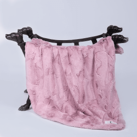 Cuddle Dog Blanket (Color: Mauve, size: Throw)