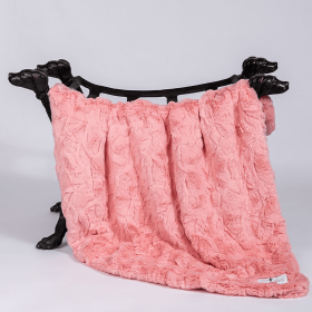 Cuddle Dog Blanket (Color: Peach, size: Throw)