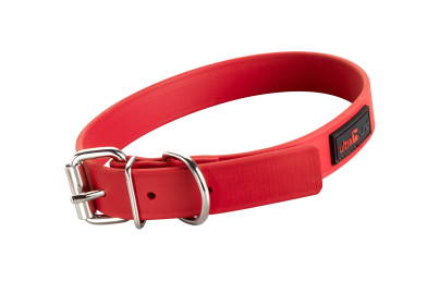 Play Regular Collar (Color: Red, size: 12"x3/4")