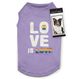 ZZ Love is Love Tank (Color: purple, size: Small/Medium)