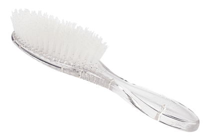 Bass Brushes- The Mane & Tail Oval Shape (Color: Crystal Clear, size: Full)