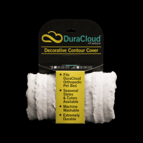 DuraCloud Orthopedic Pet Bed and Crate Pad Contour Cover (Color: Sand, size: X-Large)