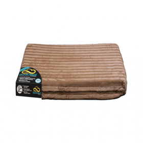 DuraCloud Orthopedic Pet Bed and Crate Pad (Color: Mocha, size: small)