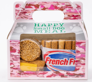 Happy Dog Meal (Color: Pink Camo, size: Small (5pcs))