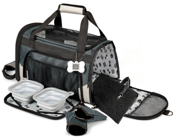 Mobile Dog Gear Pet Carrier Plus (Color: Gray)