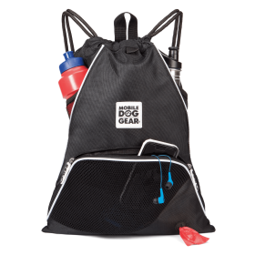 Mobile Dog Gear Dogssentials Drawstring Cinch Sack (Color: black)