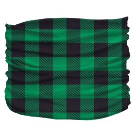 Buffalo Plaid Pup Scruff (Color: Green, size: 3XL)