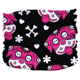 Day of the Dog Pup Scruff (Color: Black,Pink,White, size: Tiny)