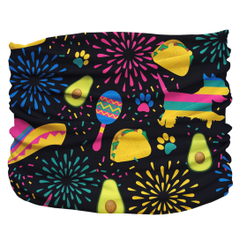 Taco Pawty Pup Scruff (Color: Black,Pink,Yellow, size: 3XL)