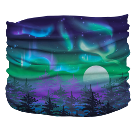 Northern Lights Pup Scruff (Color: Blue,Green,Purple, size: large)