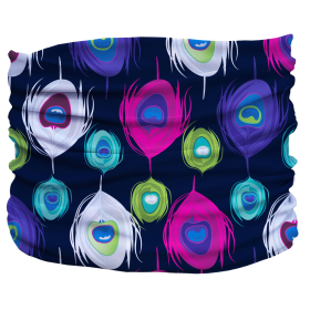 Peacock Splash Pup Scruff (Color: Multi, size: 3XL)